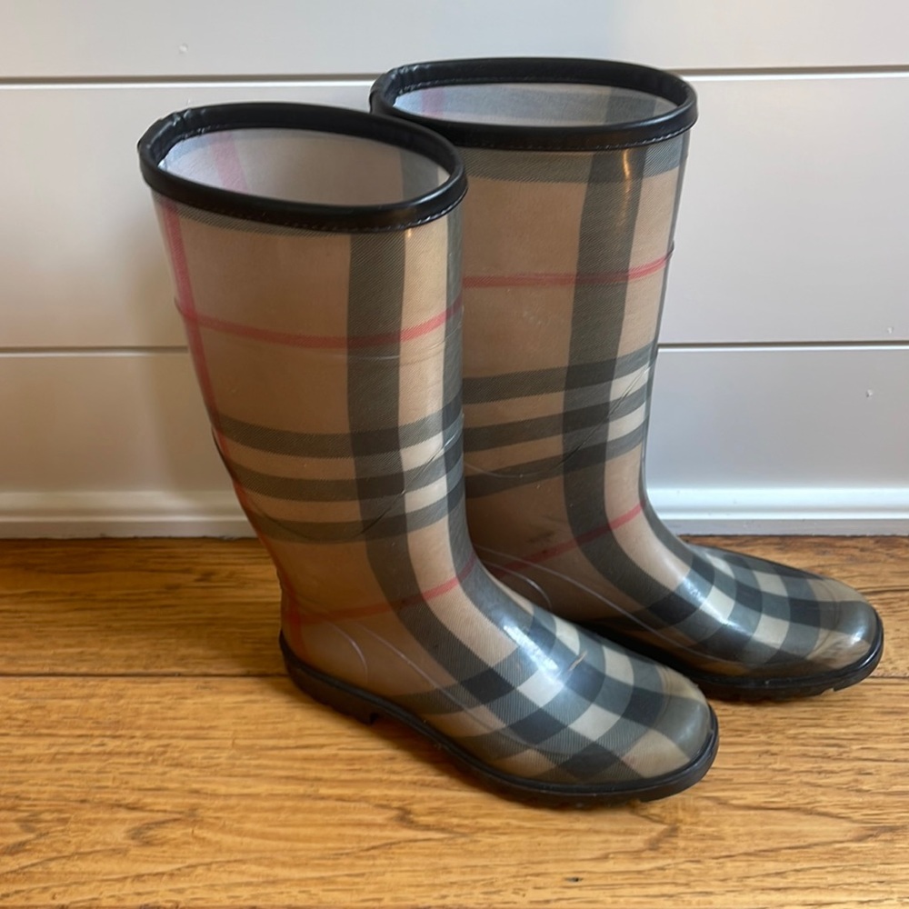 Authentic Burberry Rain Boots.